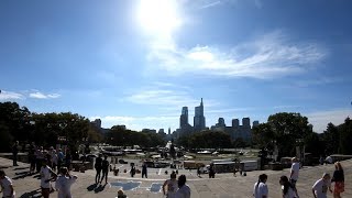 ⁴ᴷ Walking Tour of Philadelphia, PA - Greyhound Bus Terminal to Philadelphia Museum of Art