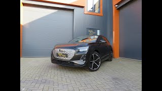 Audi Q4 etron wrapped in satin black