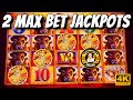 2 MAX BET JACKPOTS - Buffalo Gold slot machines WOW