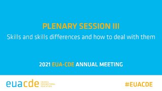 2021 CDE Annual Meeting - Plenary Session III