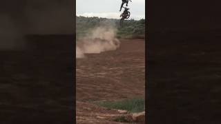 Randy knows how to turn a bermy into a jumpy #randy #crash #fail #motocrosss #dirtbike #shorts