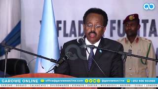 Farmaajo oo ka hadlay nidaamka federaalka xili uu khilaaf jiro