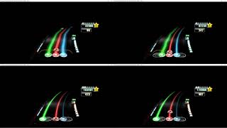 DJ Hero groundhog Chart comparison (Easy Expert)