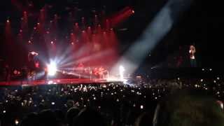 Bruno Mars concert - intro moonshine 2013