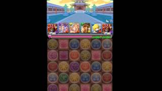 【パズドラ】周瑜参上！ 超地獄級 覚醒ホルスPT【ノーコン】