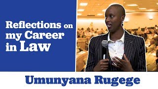 Umunyana Rugege Reflects Back on Her Career Journey