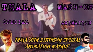 Thala Ajith Birthday Special Animation Mashup Tamil / Thala 50 Birthday whatsapp status /SunMoonEdit