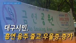 음주·흡연 줄고 우울증 증가 200522 [TBC-띠비띠]