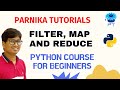 L 43: FILTER, MAP AND REDUCE IN PYTHON | USE OF LAMBDA FUNCTION | PYTHON COURSE