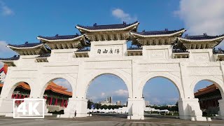 4K Dreamy Tour Ambiance: Chiang Kai-shek Memorial Hall to Taipei Botanical Garden 24P