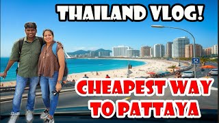 How to Travel Cheap from Bangkok to Pattaya | Scenic Ride & Hotel Check-in with Grab!