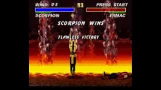 Ultimate Mortal Kombat 3 SNES Scorpion TAS Flawless Run