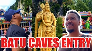 BATU CAVES: What does the front entry look like? (Travel Vlogs) KL, Malaysia