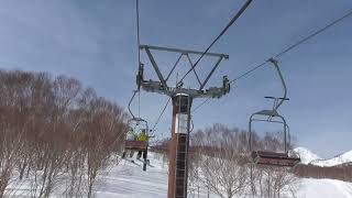 かぐらスキー場 田代エリア　U.田代第2ロマンスリフト 　JAPAN  Kagura Ski Resort  Tashiro No.2 Pair Lift