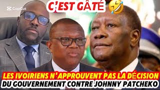 LES IVOIRIENS EXPRIMENT LEUR MÉCONTENTEMENT FACE À LA DÉCISION PRISE PAR LES AUTORITÉS CONTRE JOHNNY