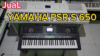 Jual | Keyboard Yamaha Psr S 650 | Bisa Sampling | Bisa ttukar tambah