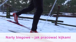 Narty biegowe - jak pracować kijkami