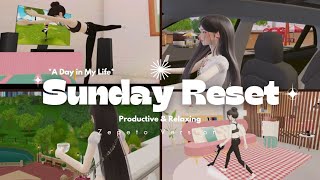 zepeto vlog: ☕🌿☀️Sunday Reset (cleaning, self healing, \u0026 more)