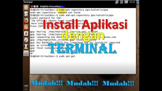 Install Aplikasi dengan Terminal di linux ubuntu