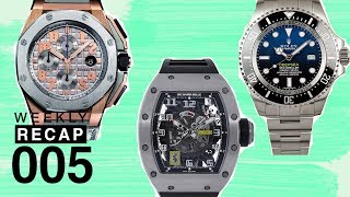 Weekly Recap: Tim's Favorite '80s Watches, Special Editions That Held Value, Richard Mille