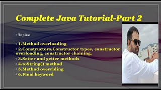 Complete Java Tutorial Part 2 | Advanced Java Concepts and Techniques