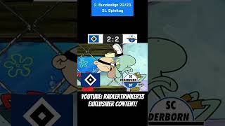 Spongebob Meme: HSV 2-2 Paderborn | 2. Bundesliga 31. Spieltag #shorts #spongebob #meme #fussball