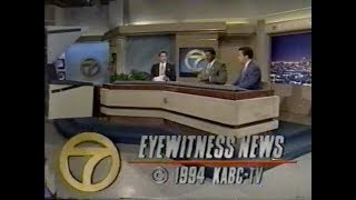 KABC - Channel 7 Los Angeles - News Open & Close (1993 & 1994)