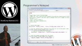 WordPress Plugin Development 201 #wcmtl2012