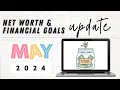 MAY 2024 NET WORTH & FINANCIAL GOALS UPDATE