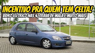 De Fábrica? Celta Com Vidro Elétrico nas 4 e Mala Elétrica ! Aro 13 Susp.Ar - V8filmes