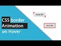CSS Border Animation on Hover | csPoint website designing tutorials