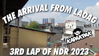 THE ARRIVAL FROM LAOAG ILOCOS NORTE (3RD LAP OF NDR 2023) | EZEKIEL LUNAR LOFT