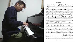 『からたち野道 (THE BOOM)』  played by Takeshi Fukushima (Solo Piano) with sheet