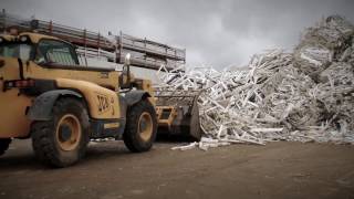 Plastic Recycling Factory at Eurocell Recycle Plant. How sustainable PVC-U recycling is done!