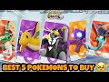 Top 5 POKEMONS To Buy In Pokemon Unite 🔥🤩 | Best 5 POKEMONS In Pokemon Unite