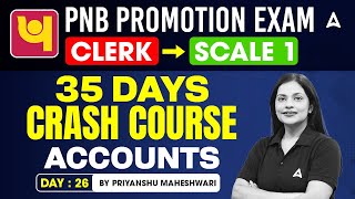 📊 PNB Promotion Exams Clerk to Scale 1 | 35 Days Crash Course | Day 26 | By Priyanshu Maheshwari 💼