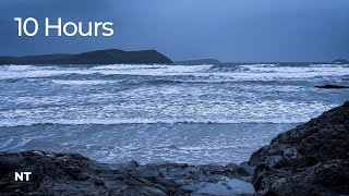 Stormy Sea Sounds for Sleeping FAST | Relaxing Ocean Waves at Beach in Winter: White Noise for Baby