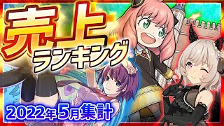 アプリゲーム売上ランキングベスト10！【トレクル/DQウォーク/プロスピ/パズドラ/ウマ娘/モンスト...etc】