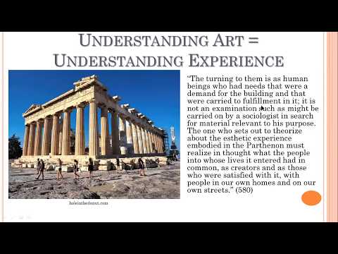 John Dewey's Art As Experience (1 of 15)