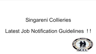 #sccl #sccljobs Singareni Collieries Graduate \u0026 Diploma Apprenticeship Guidelines Latest