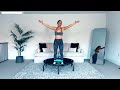 🍑 10 min mini trampoline glute workout with britney spears hits booty band burn