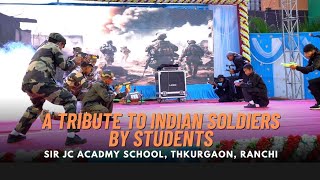 A Tribute to Indian soldiers by school students ll #arshasveerakavlog