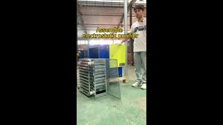 electrostatic filter manufacturer how to assemble parts,removal smoke fume dust smell odor