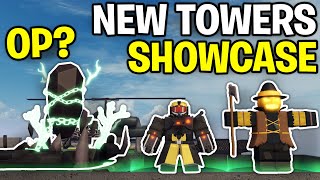 All NEW Event Towers SHOWCASE!! New Spawner Tower \u0026 MORE.. | Roblox TDX (Update)