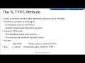 Oracle Database Course - PLSQL Anonymous Block and Variable Declaration
