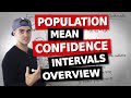 QMS 202 - Confidence Intervals for Population Mean Overview  - Ryerson University