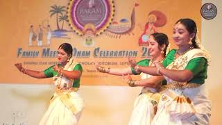 Poorangade Pooram  Dance |Family Meet \u0026Onam Celebration 2023 |Param for Music\u0026Arts,Abudhabi