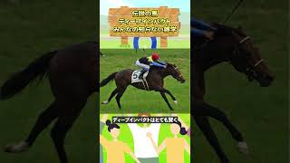 伝説の馬ディープインパクトのみんなの知らない雑学 #競馬 #馬券#名馬 #ディープインパクト