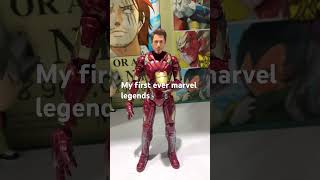 My first marvel legend | mid fig but head sculpt fire #iron man #figure #marvel #marvellegends