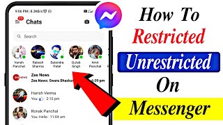 HOW TO UNRESTRICTED ON MESSENGER | how to unrestrict someone on messenger (2023)